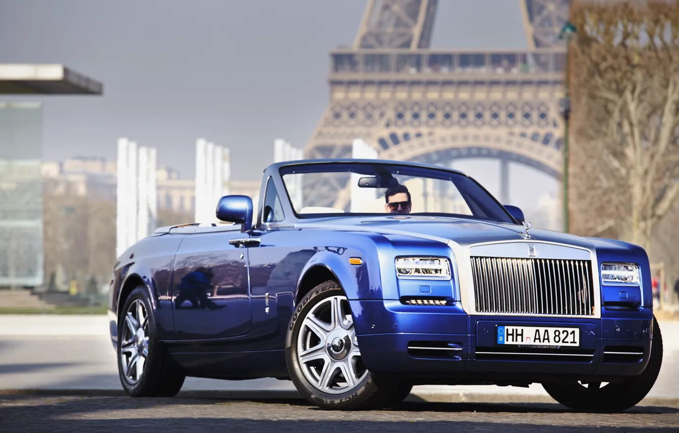 Photo wallpaper Rolls-Royce, Phantom, 2012, phantom, Drophead Coupe, rolls-Royce