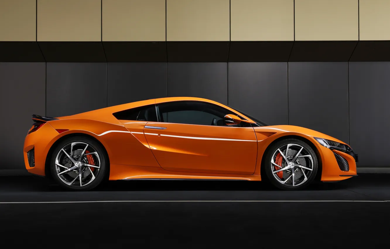 Photo wallpaper Honda, side view, NSX, 2019