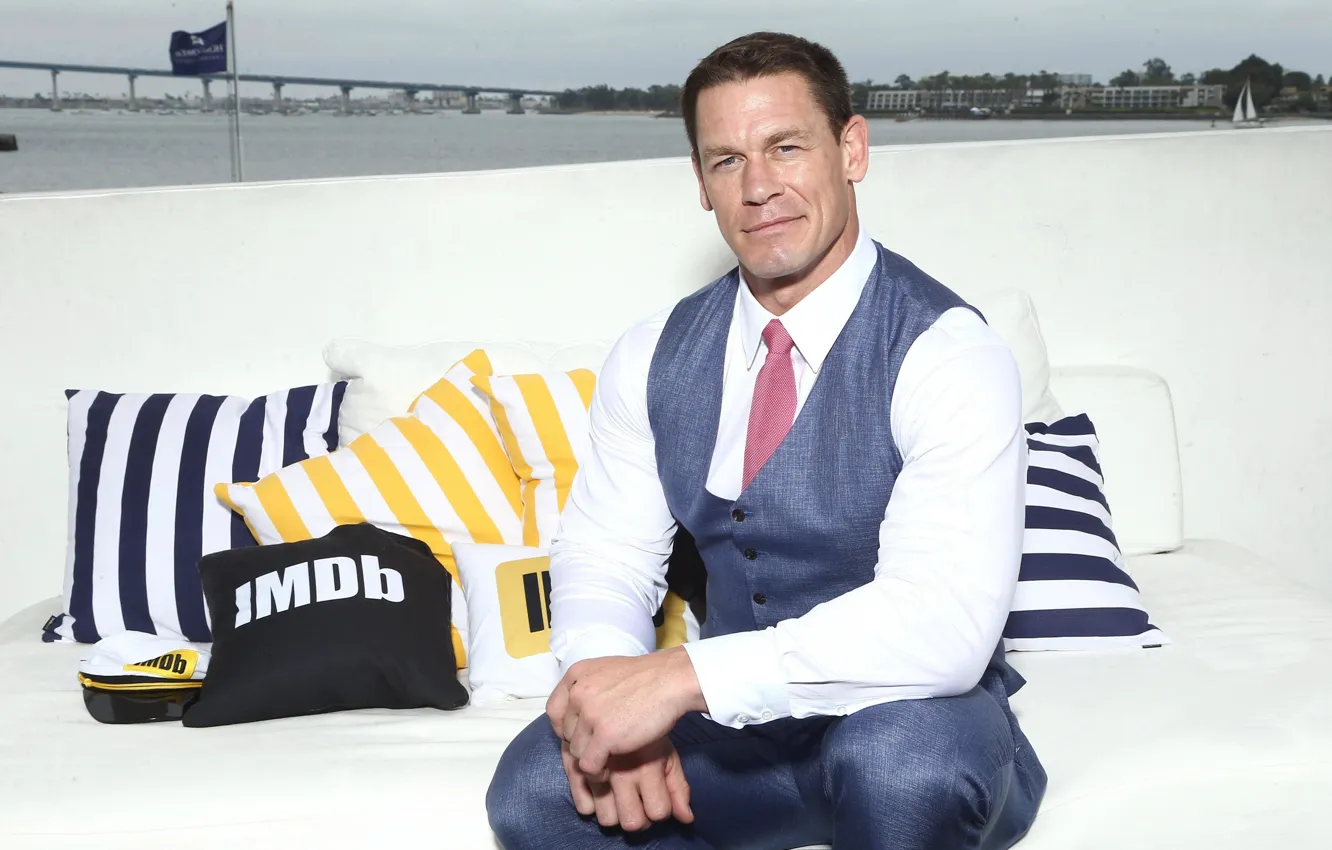 Photo wallpaper John Cena, look, John Cena, pose, bodybuilder, wrestler, actor, bodybuilder