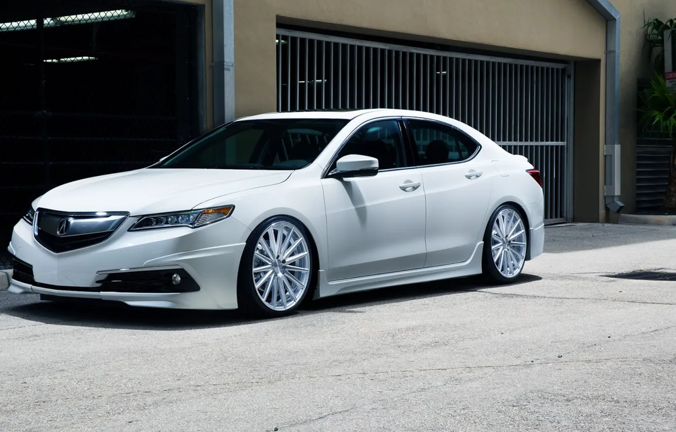 Photo wallpaper Sedan, Acura, Tuned, TLX, &ampamp; Vossen, Pembroke Pines