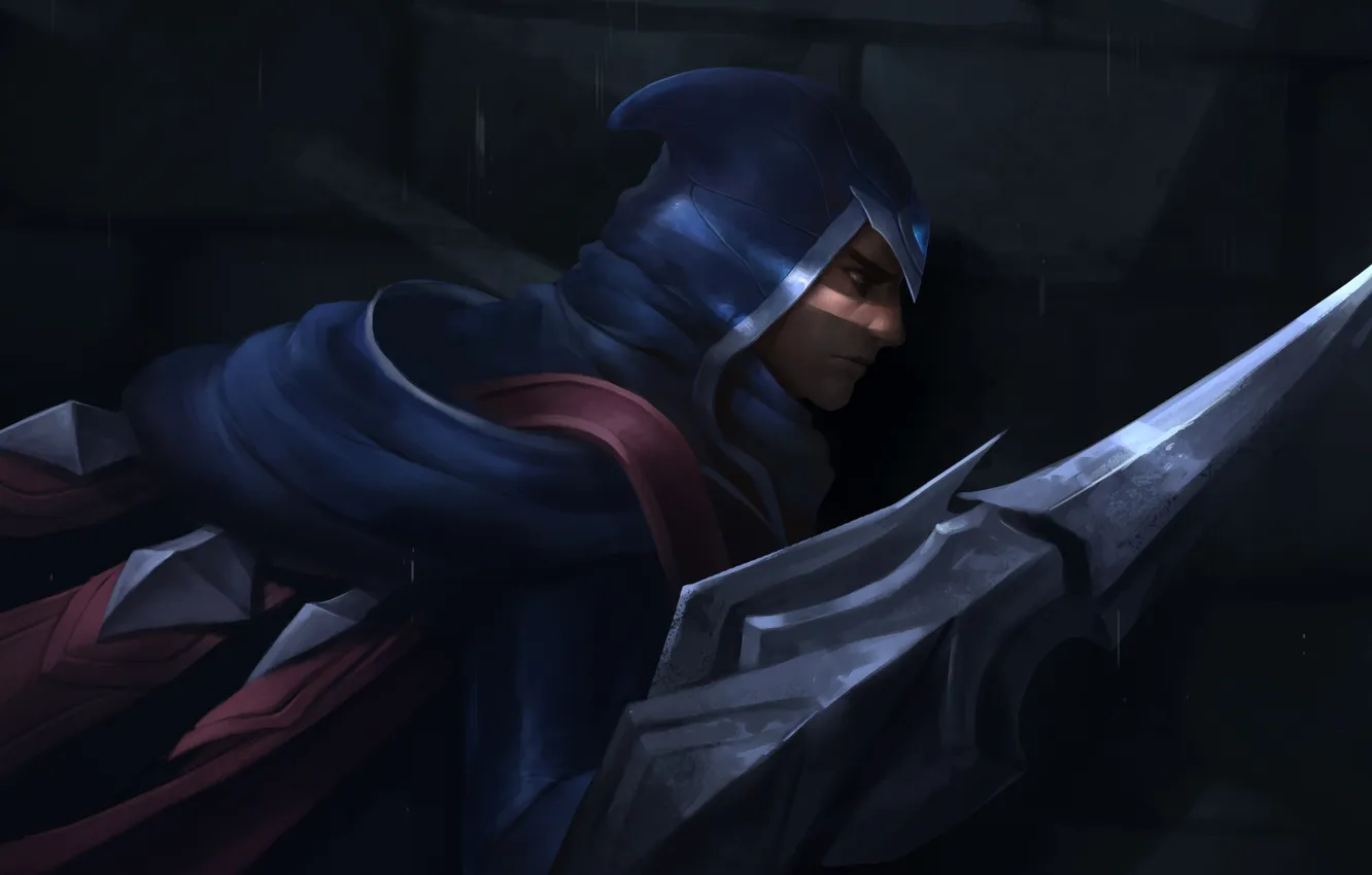 Photo wallpaper blade, male, killer, League of Legends, Talon, Blade's Shadow
