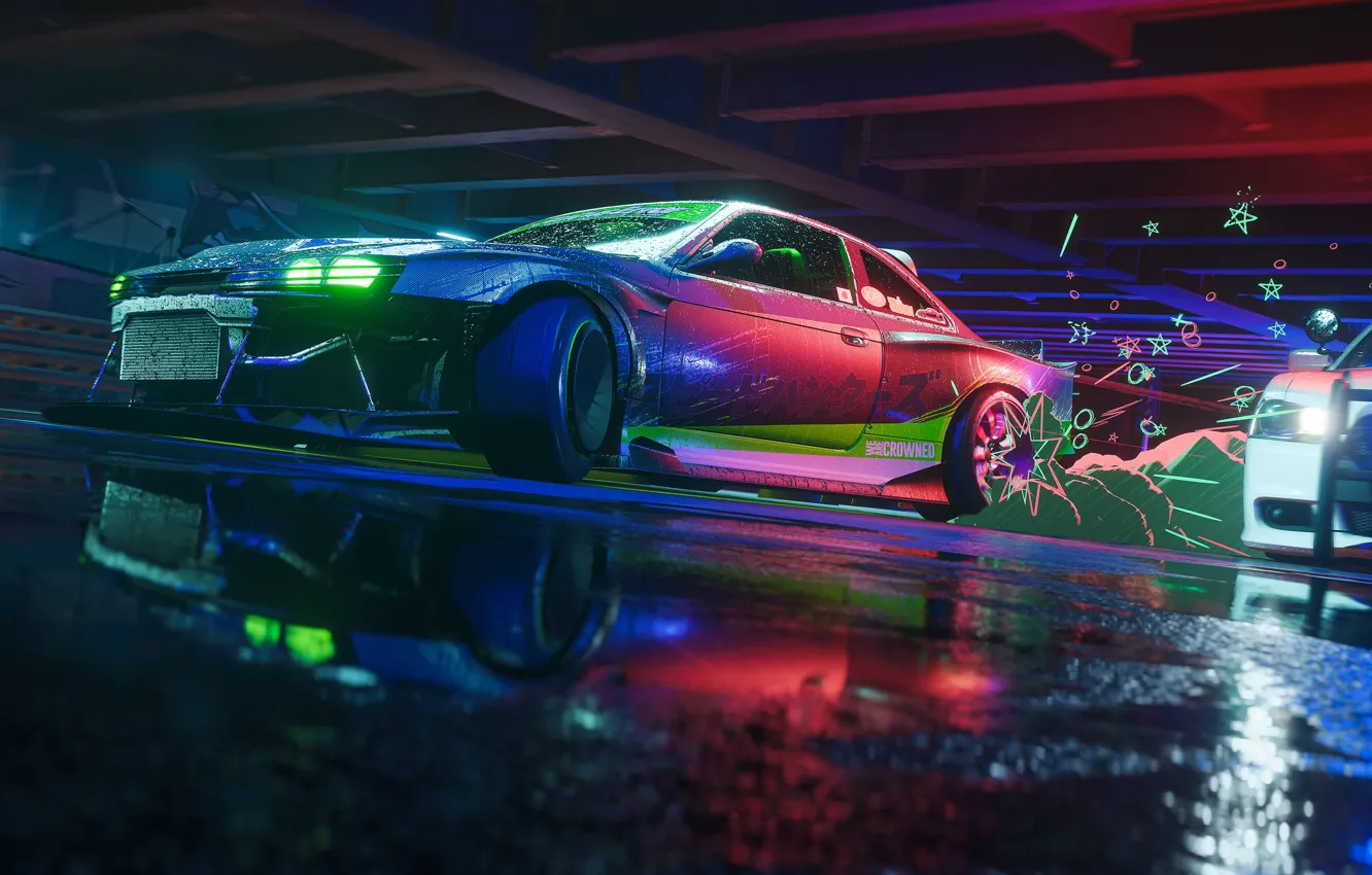 Photo wallpaper NFS, Art, Game, Need For Speed, Cops, Unbound, 2022, Need For Speed Unbound