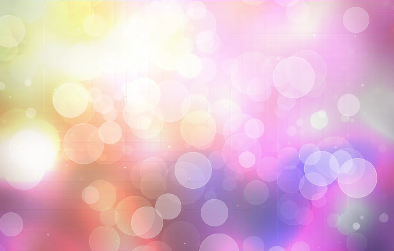 Photo wallpaper circles, abstraction, glare, pattern, paint, bokeh
