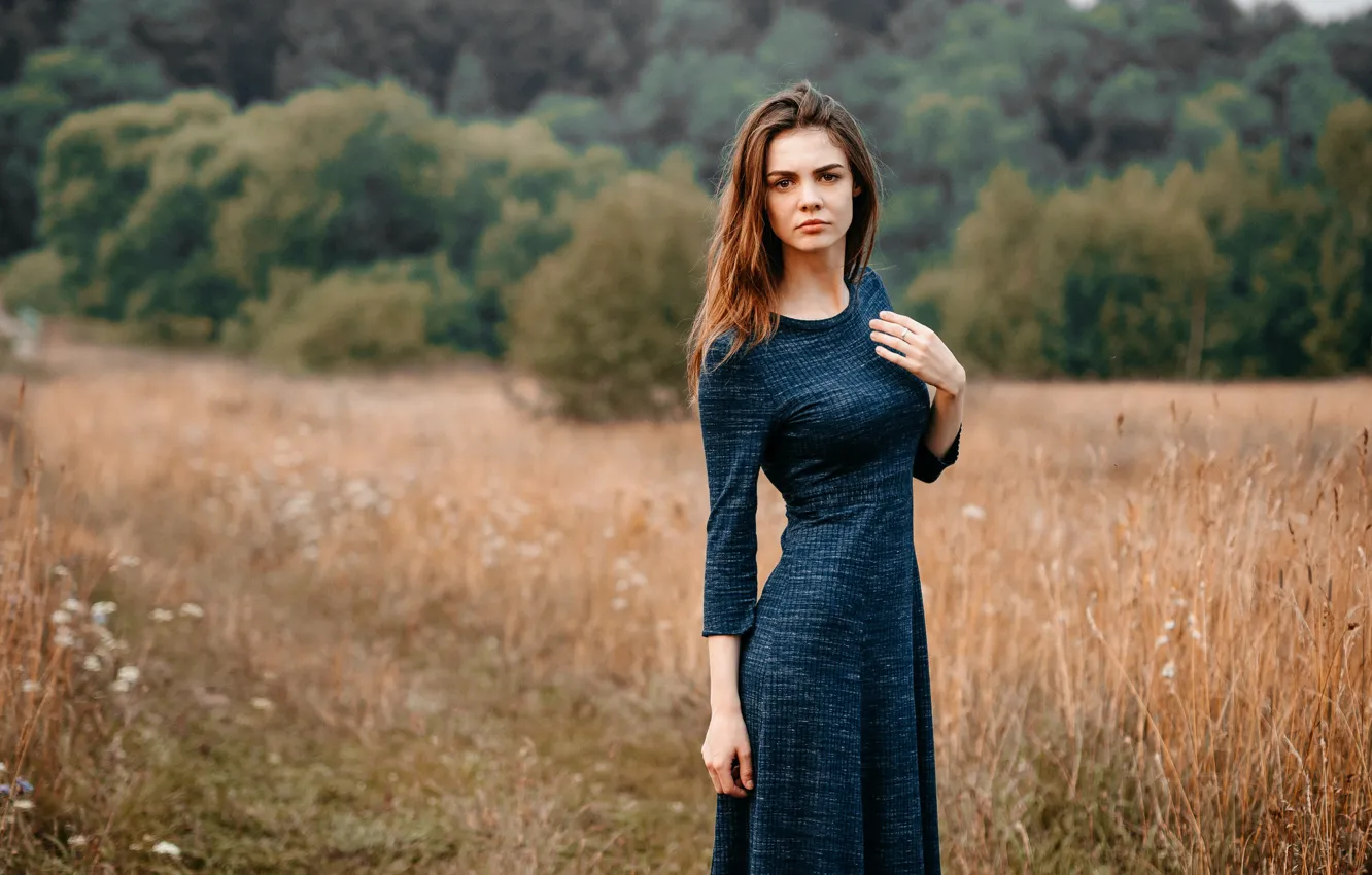 Photo wallpaper summer, look, girl, figure, dress, beauty