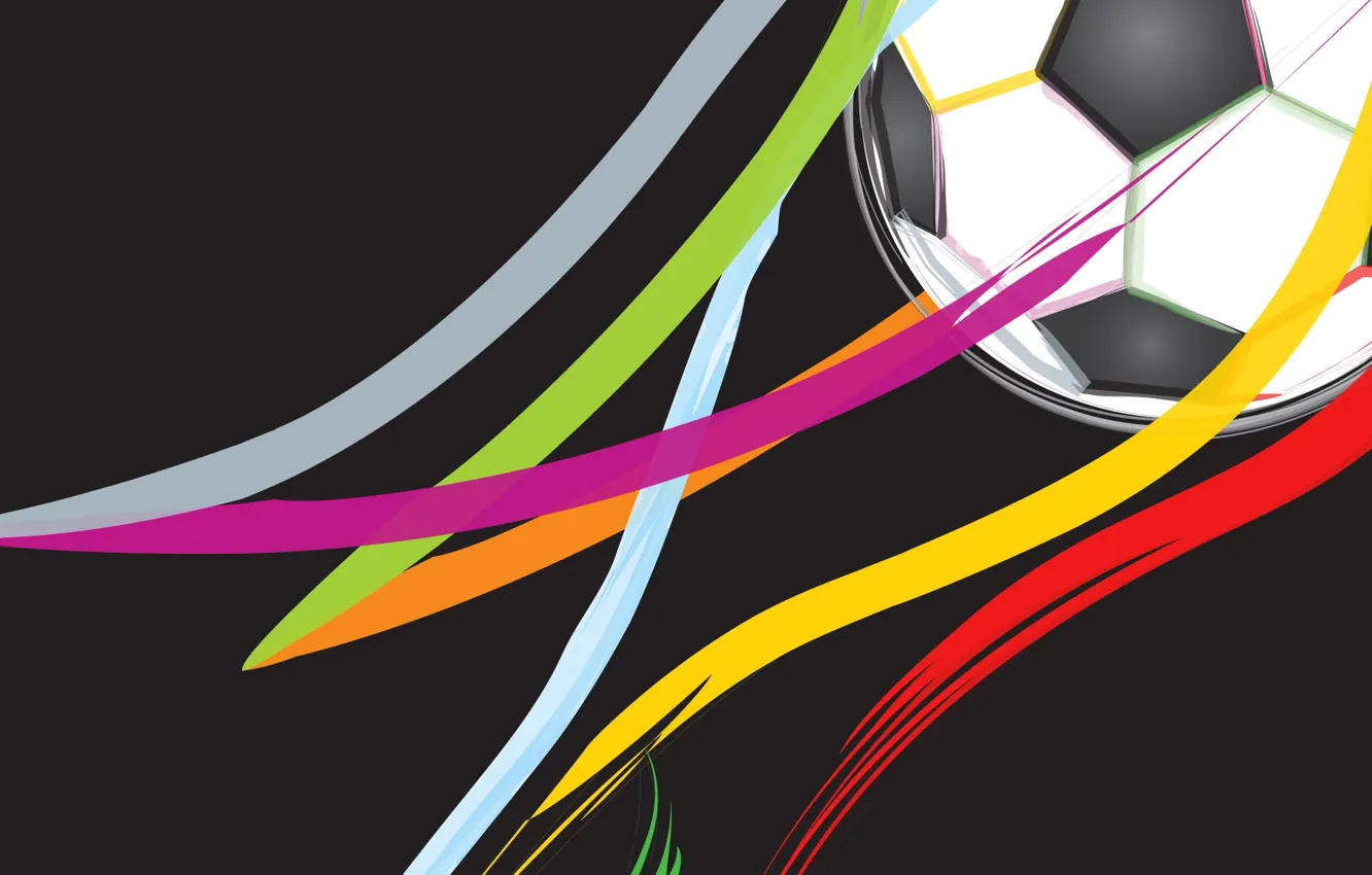Photo wallpaper football, the ball, emblem, uefa, euro 2016