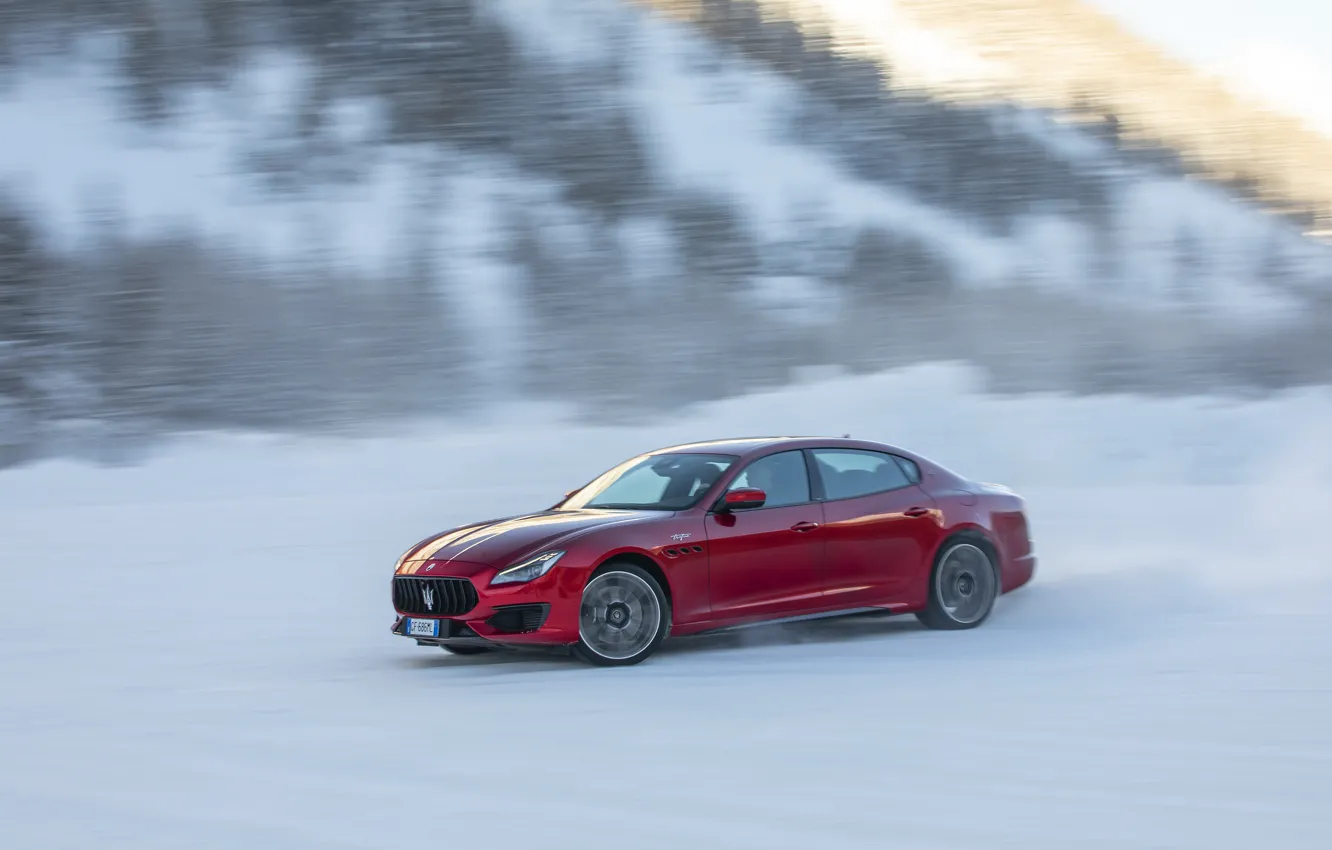 Photo wallpaper Maserati, Quattroporte, Trophy, 2023, Maserati Quattroporte Trofeo
