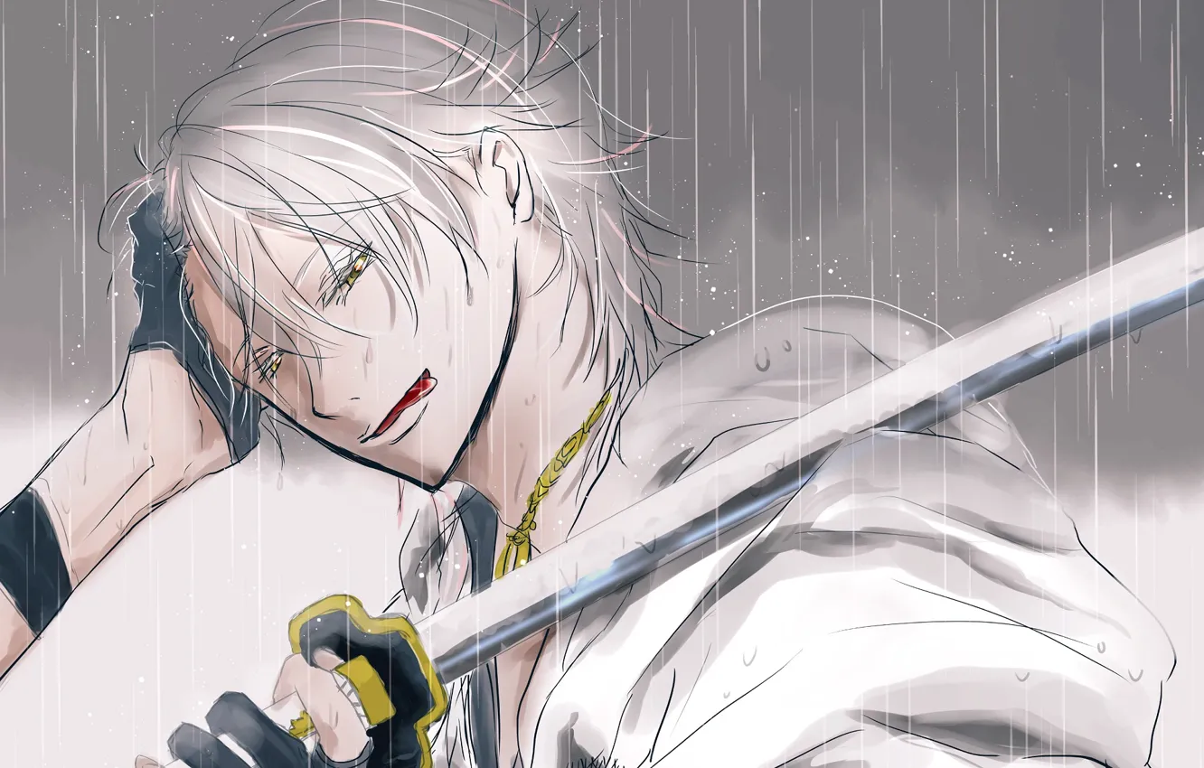 Photo wallpaper language, guy, Touken Ranbu, Dance of swords