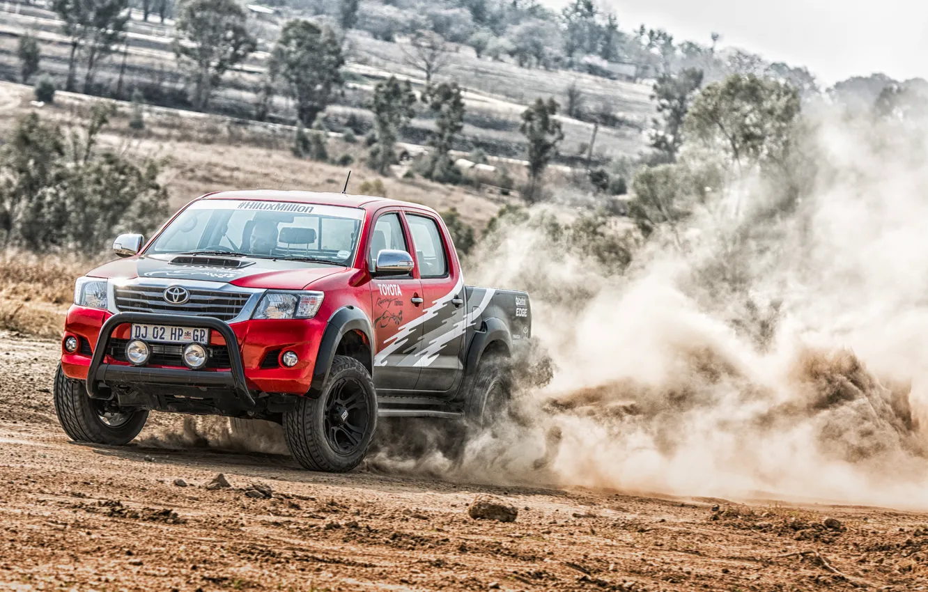 Photo wallpaper Toyota, pickup, Hilux, Toyota, 2015, Hilux