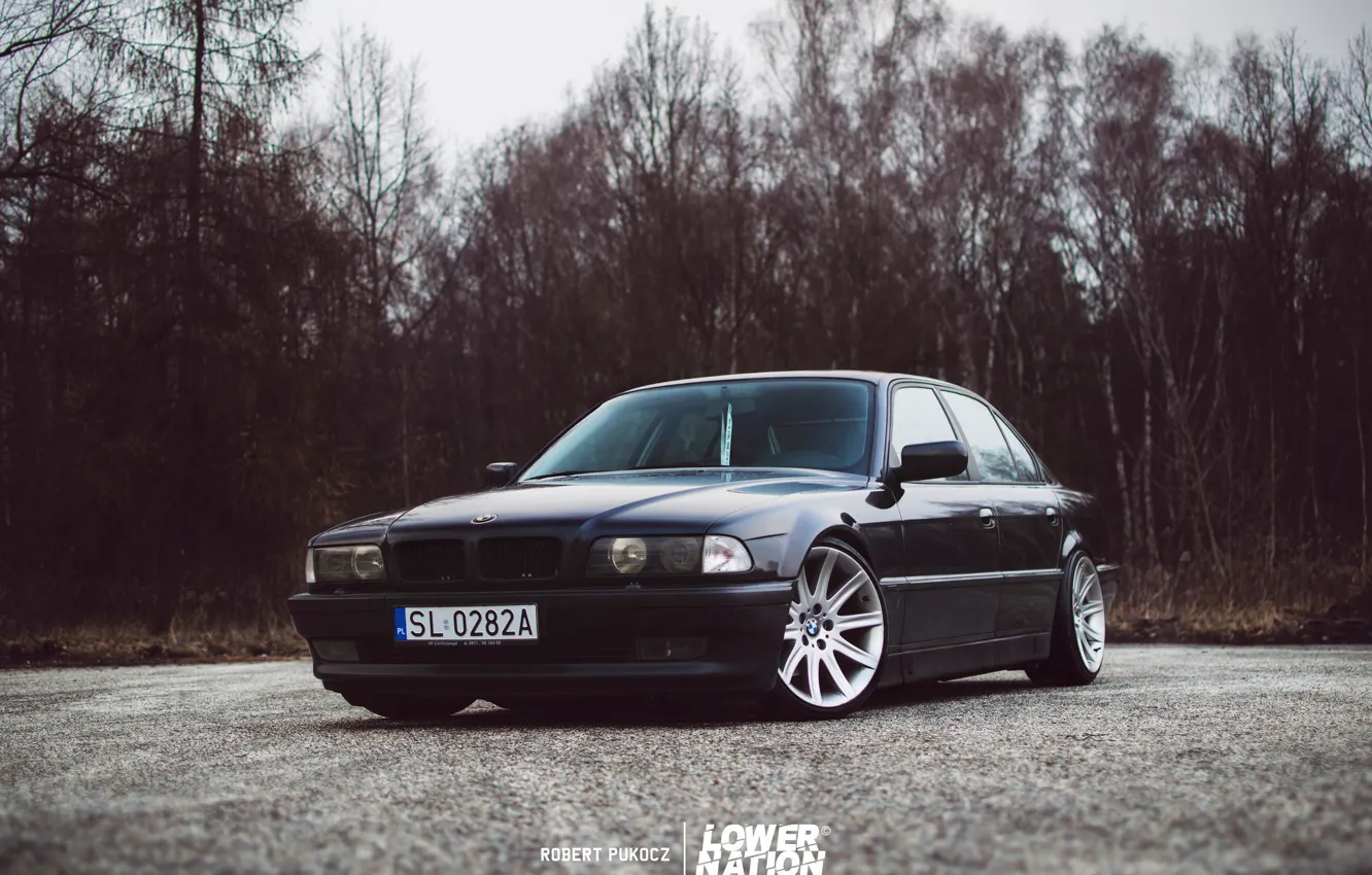 Photo wallpaper BMW, E38, dorest