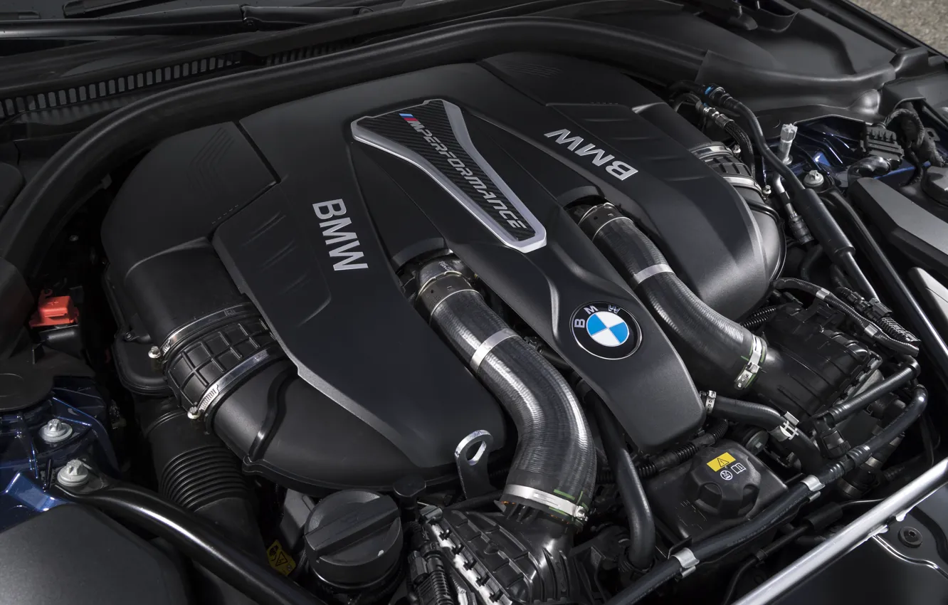 Photo wallpaper engine, BMW, 5, under the hood, 2017, 5-series, G30, M550i xDrive