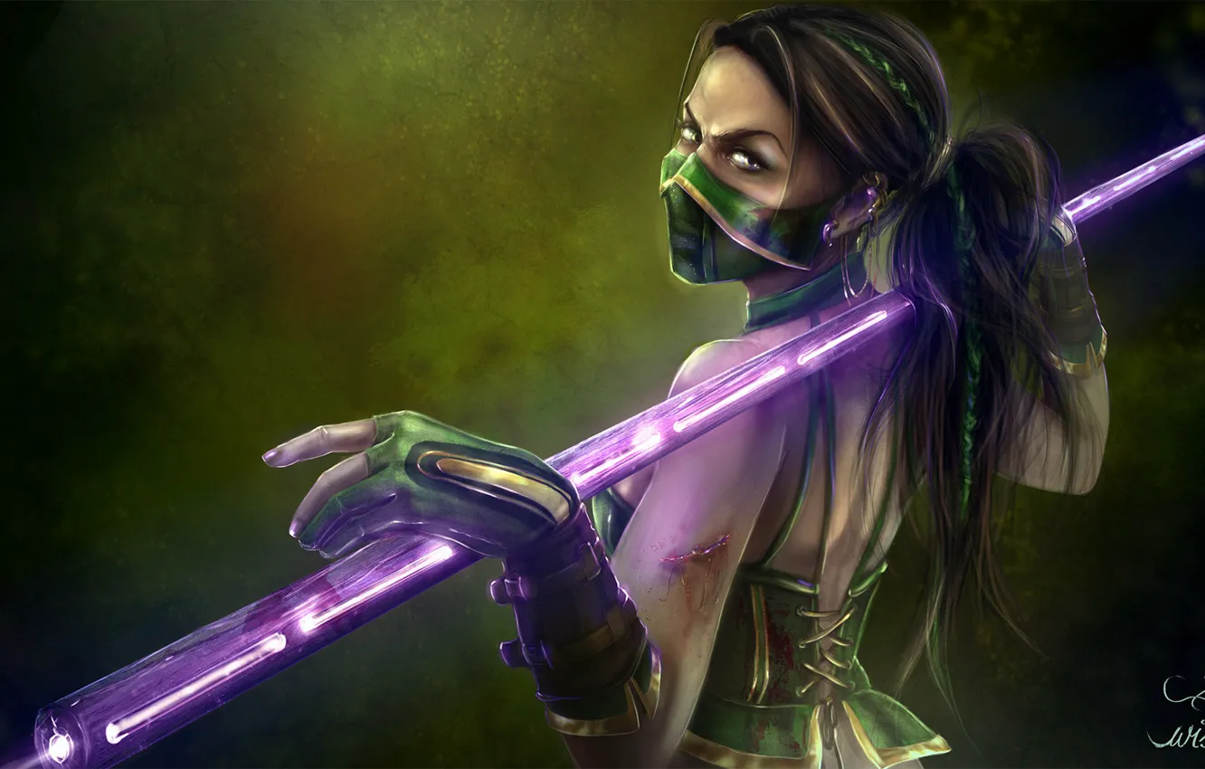 Photo wallpaper look, the game, art, costume, Mortal Kombat, Jade, Jade
