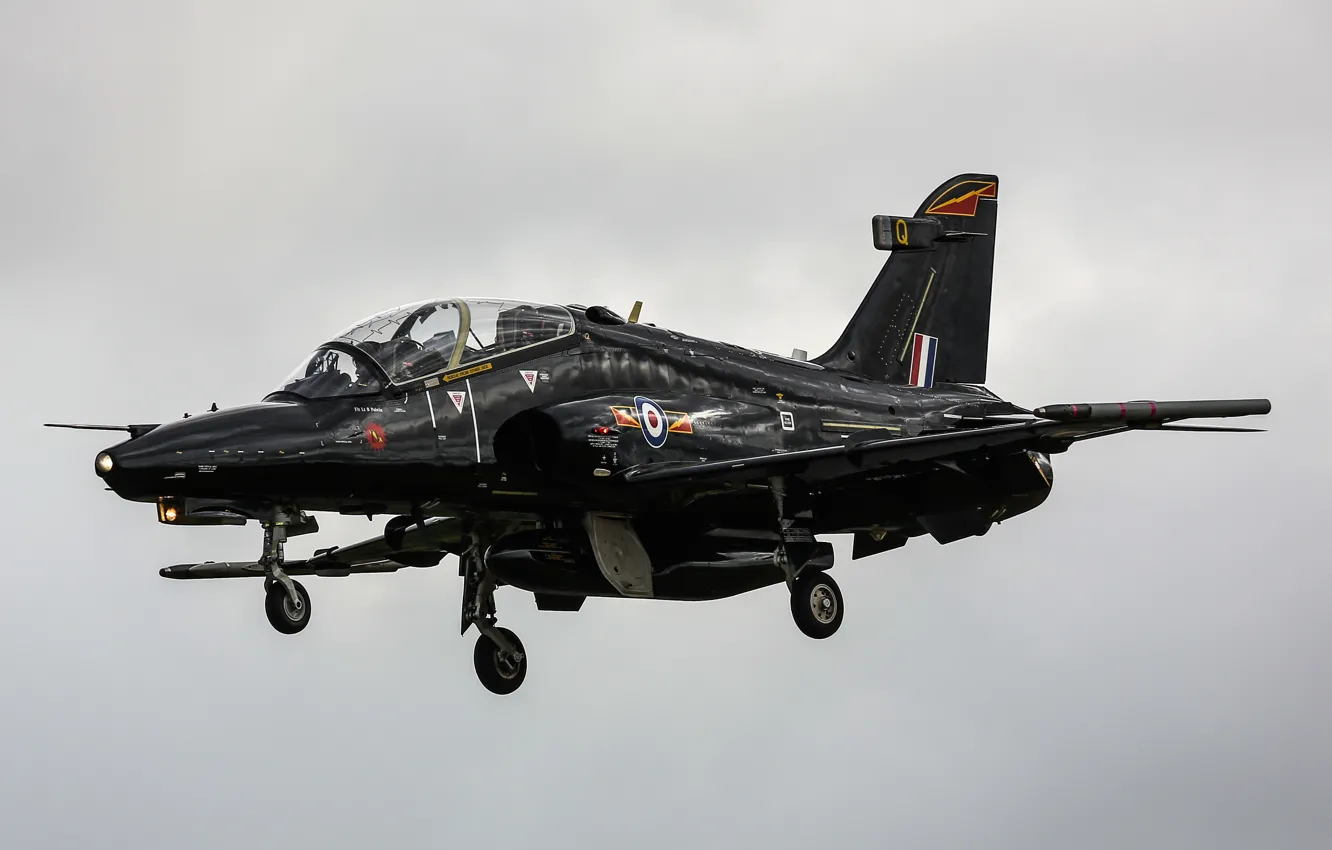 Photo wallpaper attack, the plane, jet, British, hawk, training, easy, subsonic