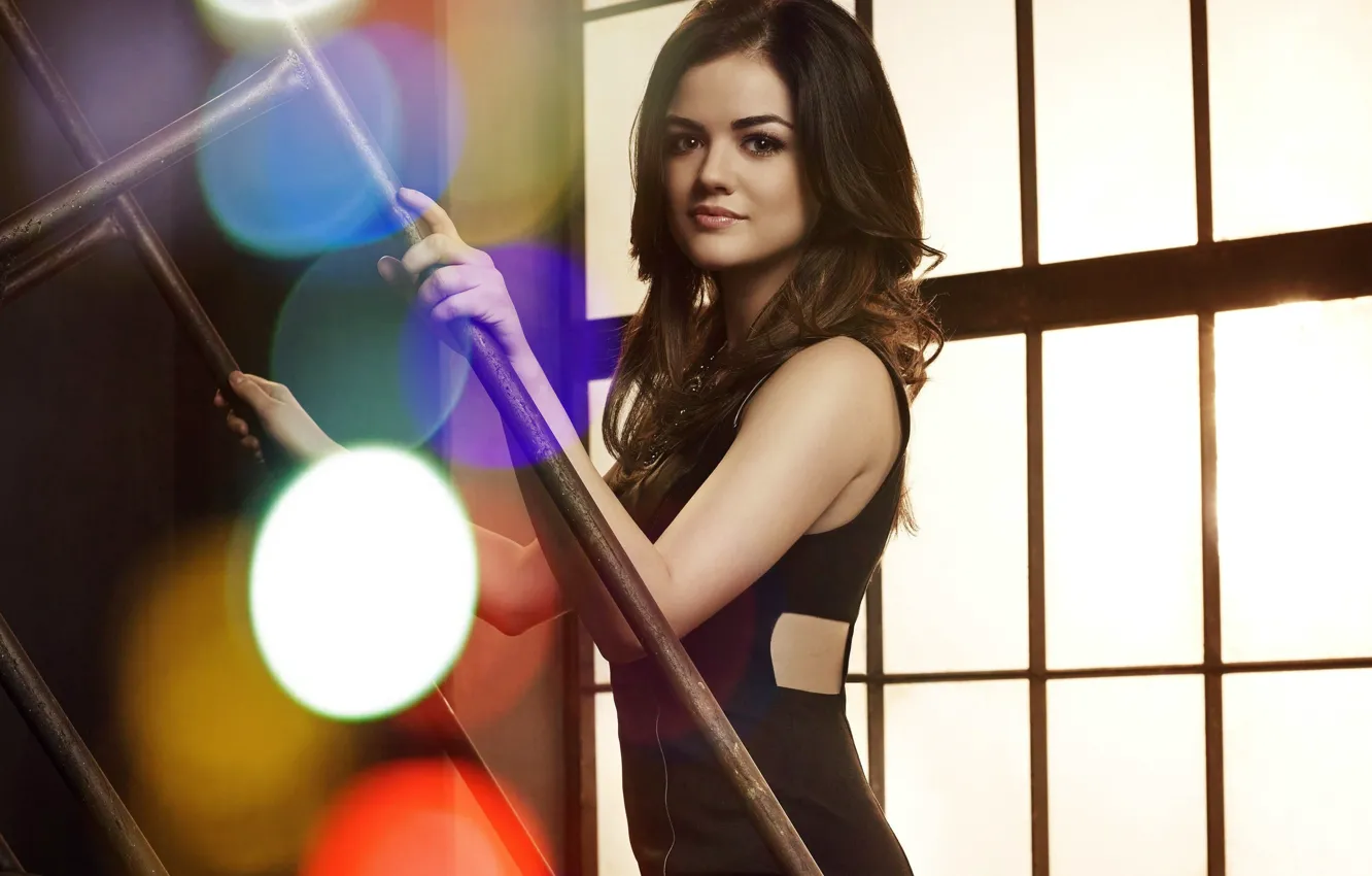 Photo wallpaper girl, actress, brown hair, beauty, Aria, Lucy Hale, Pretty little liars, Lucy Hale