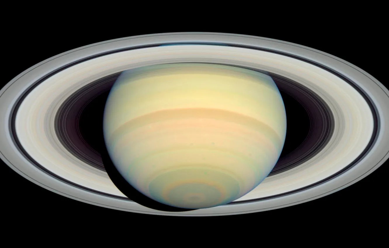 Photo wallpaper photo, planet, Saturn, orbit, Saturn, NASA, Cassini, Cassini