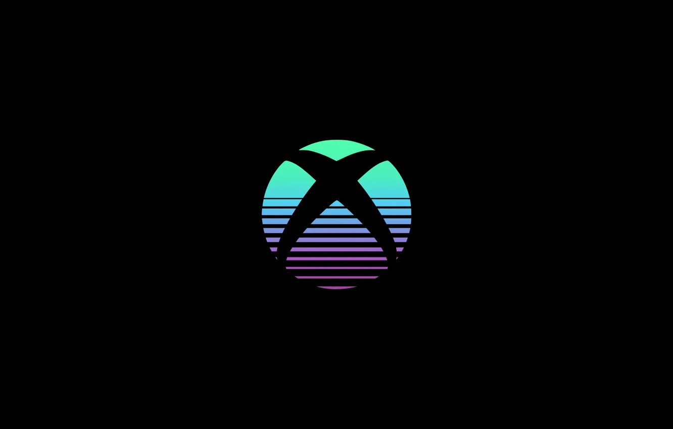 Photo wallpaper emblem, Xbox, Gear, 2020