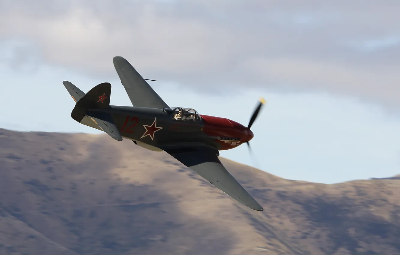 Photo wallpaper flight, fighter, single-engine, Frontline, As-3M