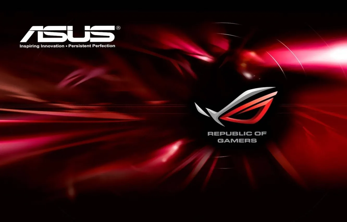 Photo wallpaper high-tech, Logo, Logo, ASUS, brand, Digital Art, hi-tech, slogan
