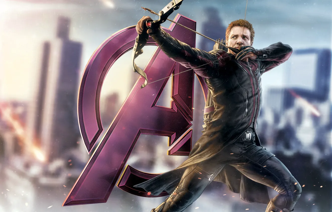 Photo wallpaper the Avengers, avengers, Hawkeye, Jeremy Renner