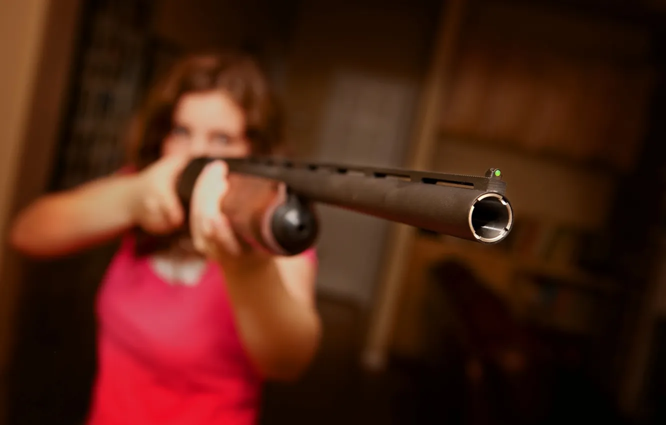 Photo wallpaper Rifle, Remington, Protected