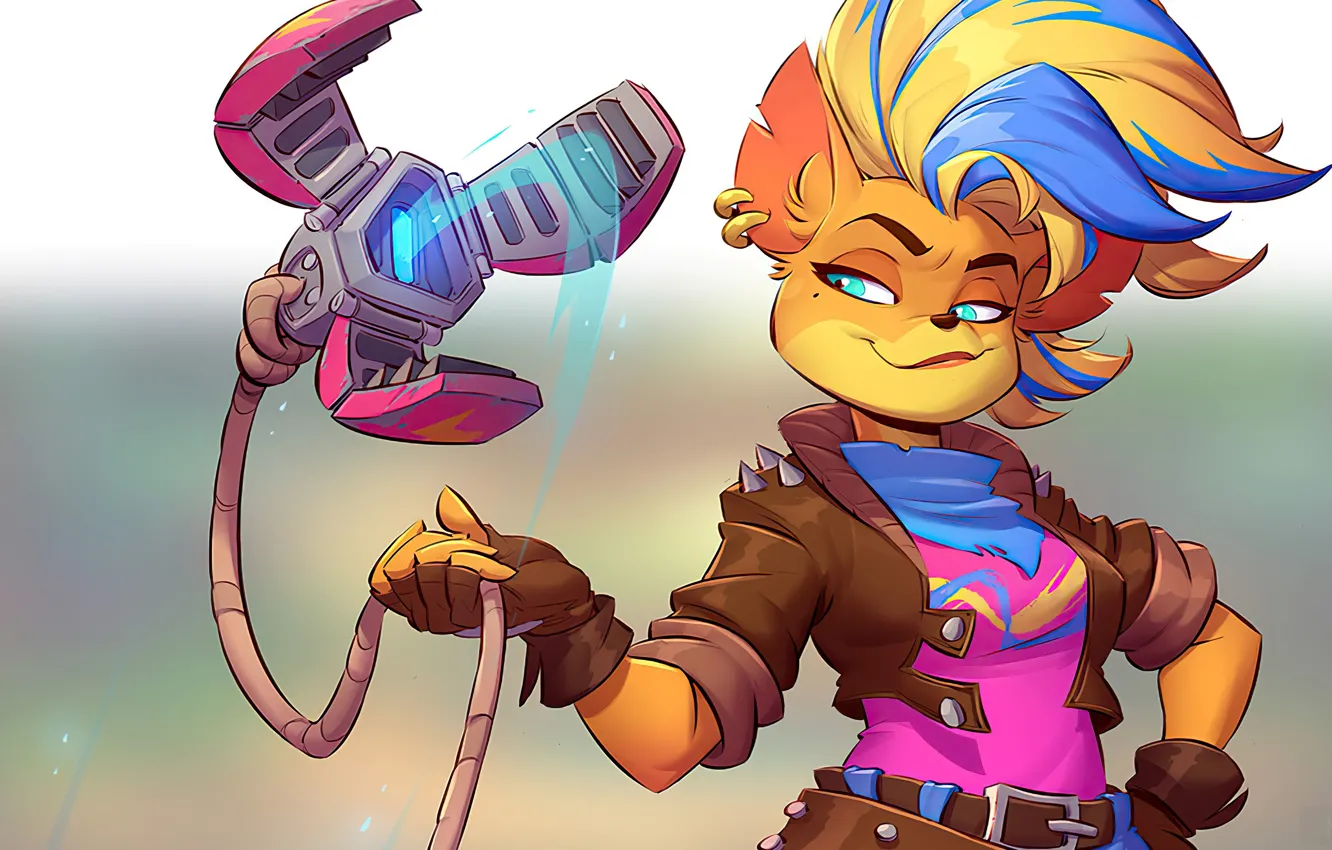 Photo wallpaper the game, Crash Bandicoot 4: It's About Time, Tawna Bandicoot