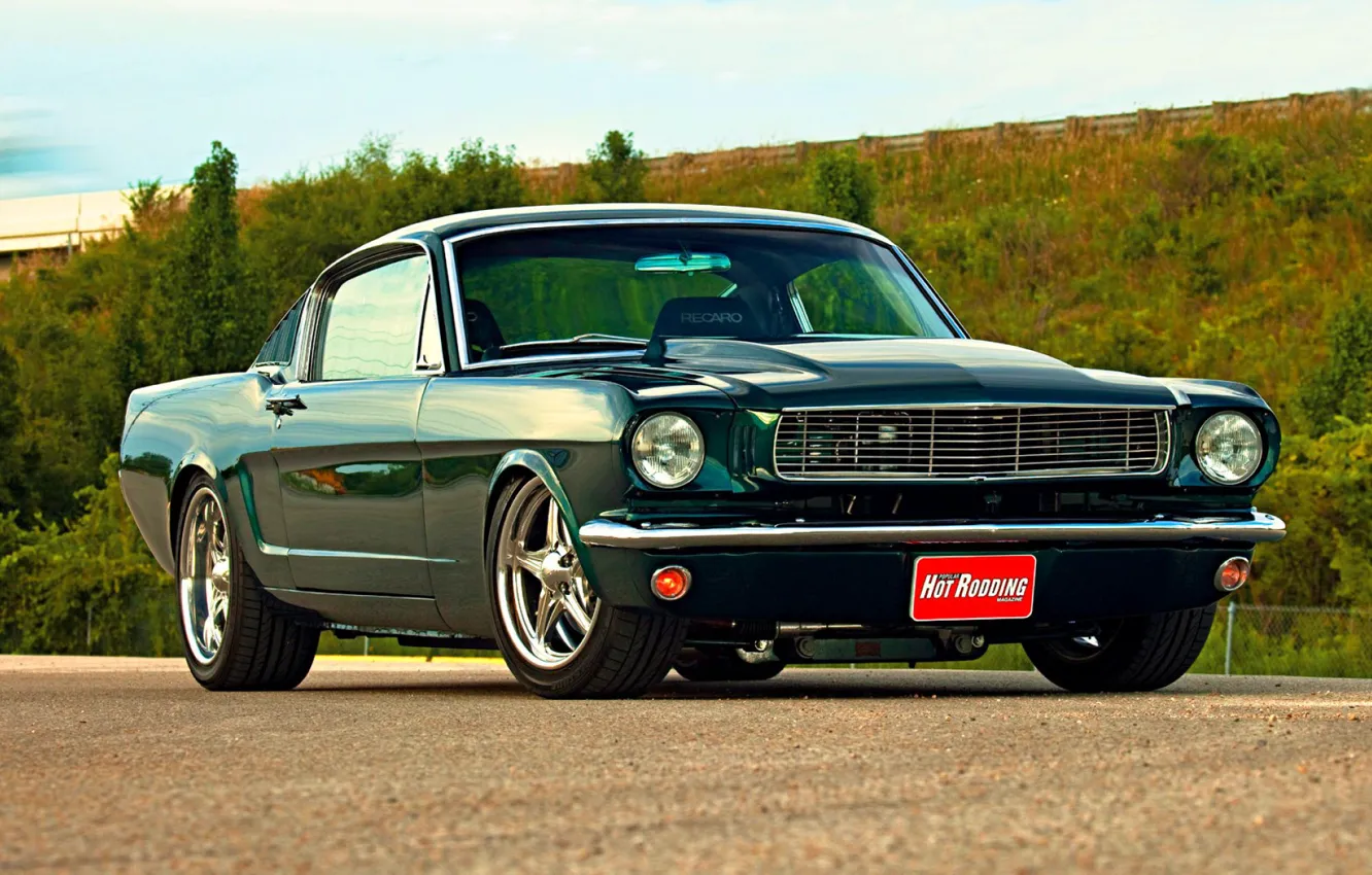 Photo wallpaper Mustang, Ford, Muscle, Old, Custom