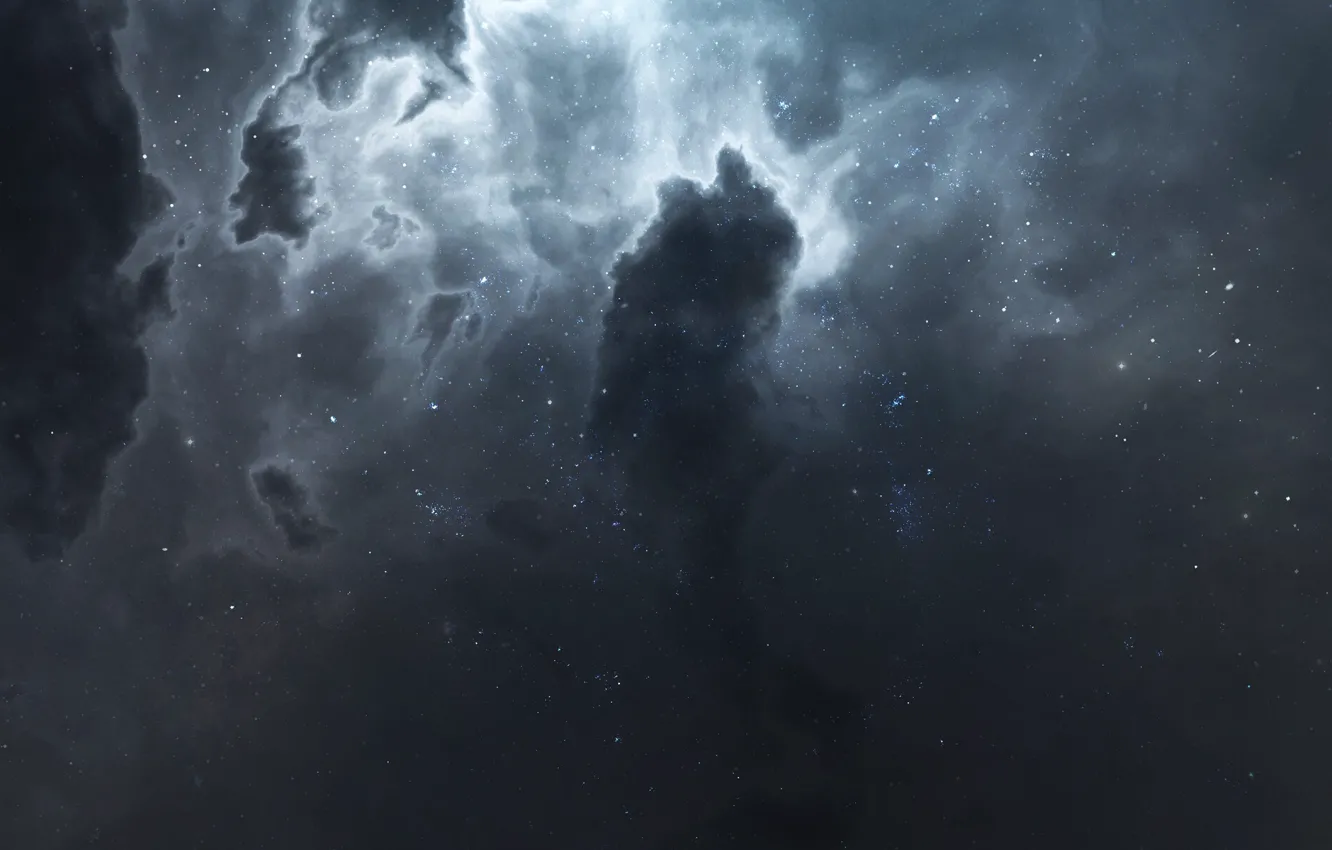 Photo wallpaper space, stars, nebula, space, nebula, art, stars, Vadim Sadovski