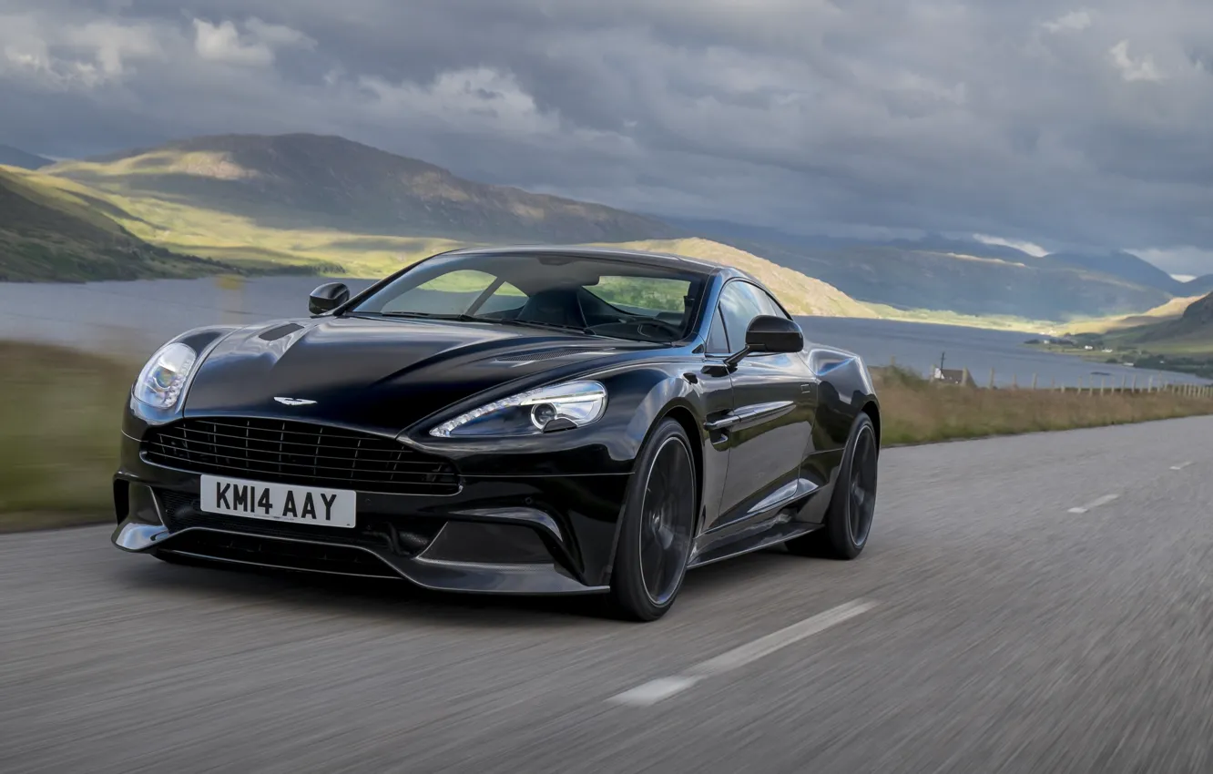 Photo wallpaper Aston Martin, Aston Martin, Vanquish, vankvish, 2014, Carbon Black