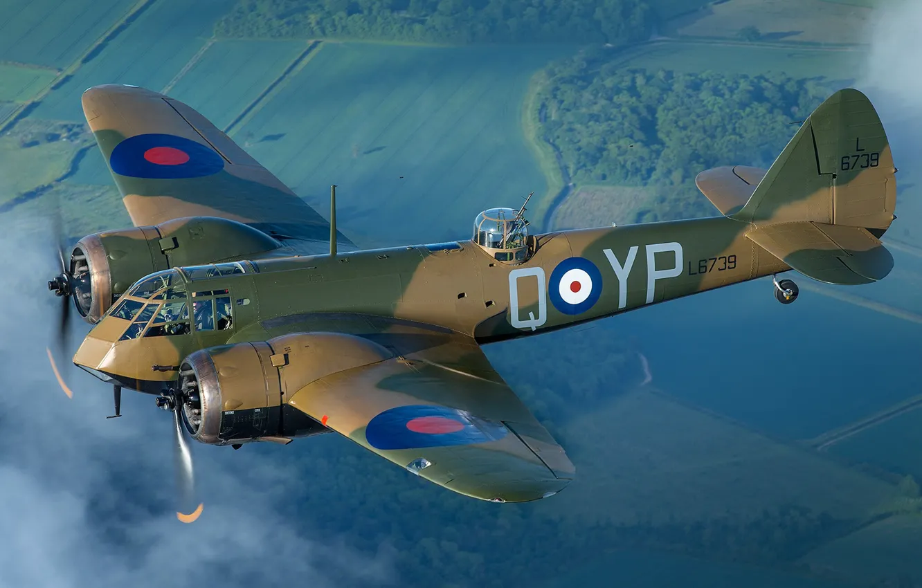 Photo wallpaper RAF, The second World war, Bristol Blenheim, Bristol Blenheim Mk.I, Light bomber