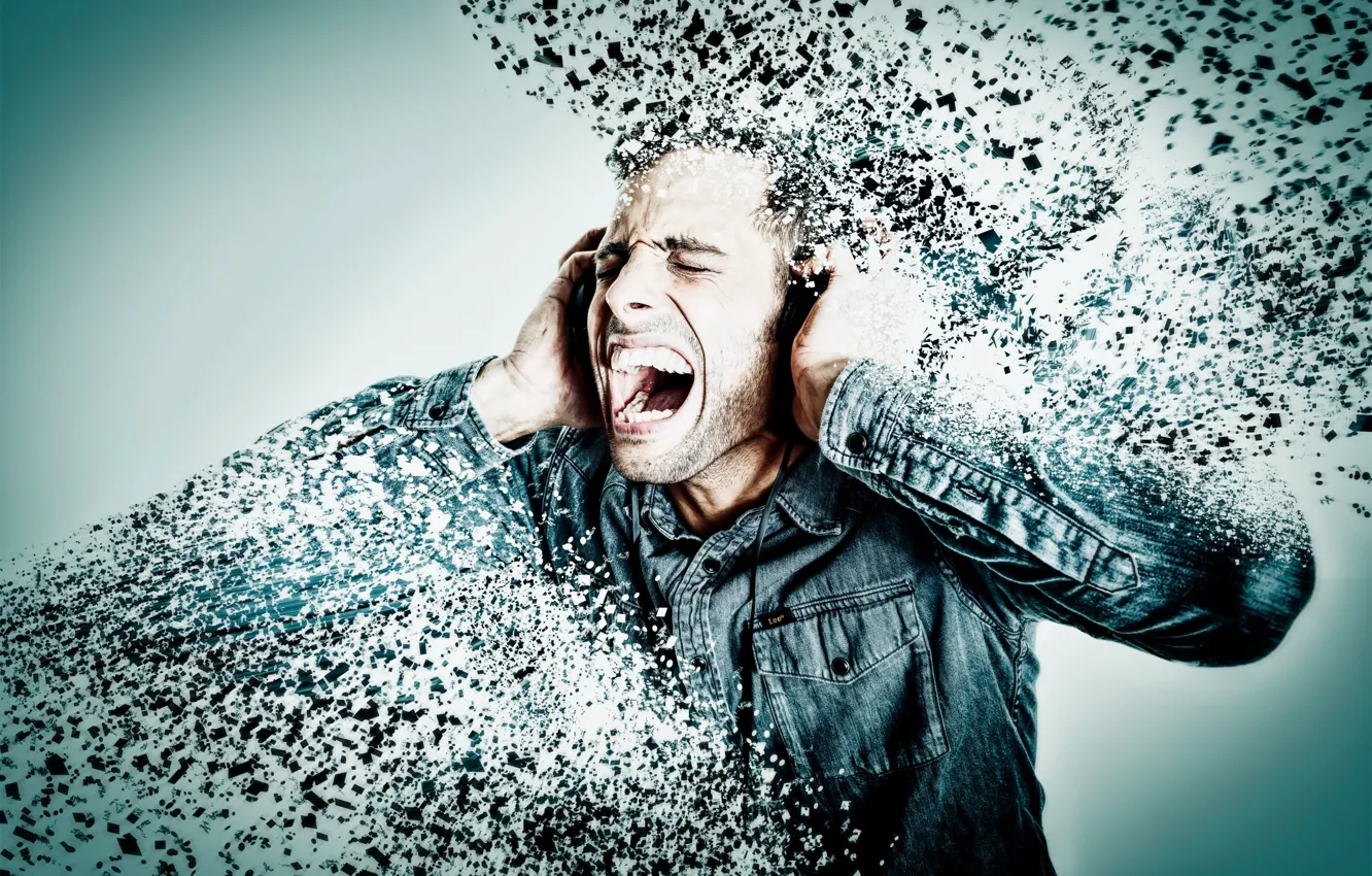 Photo wallpaper mood, people, Creek