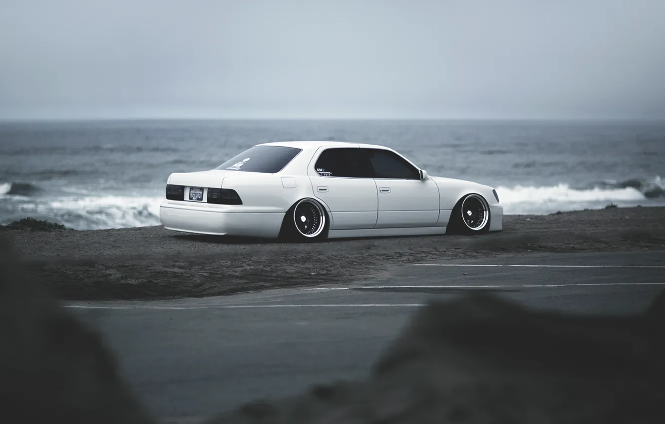 Photo wallpaper sea, lexus, Lexus, ls400