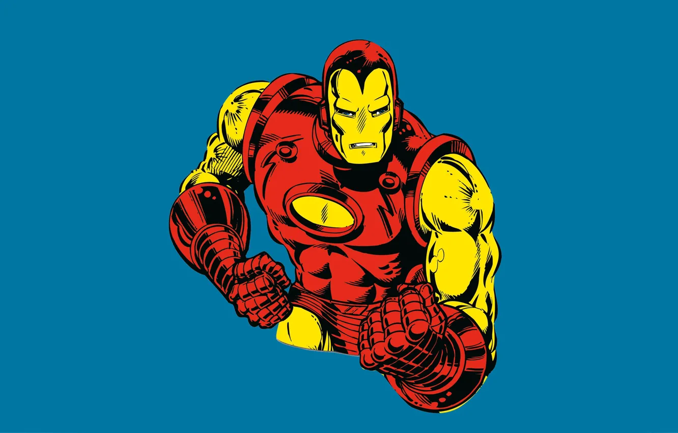 Photo wallpaper Iron Man, comic, marvel, Marvel Comics, Iron Man