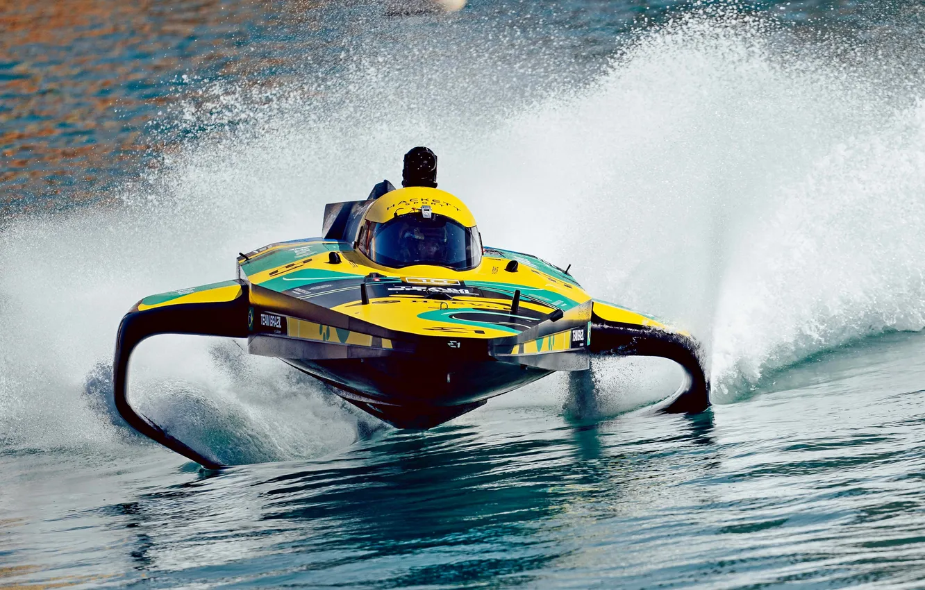 Photo wallpaper race, boat, speed