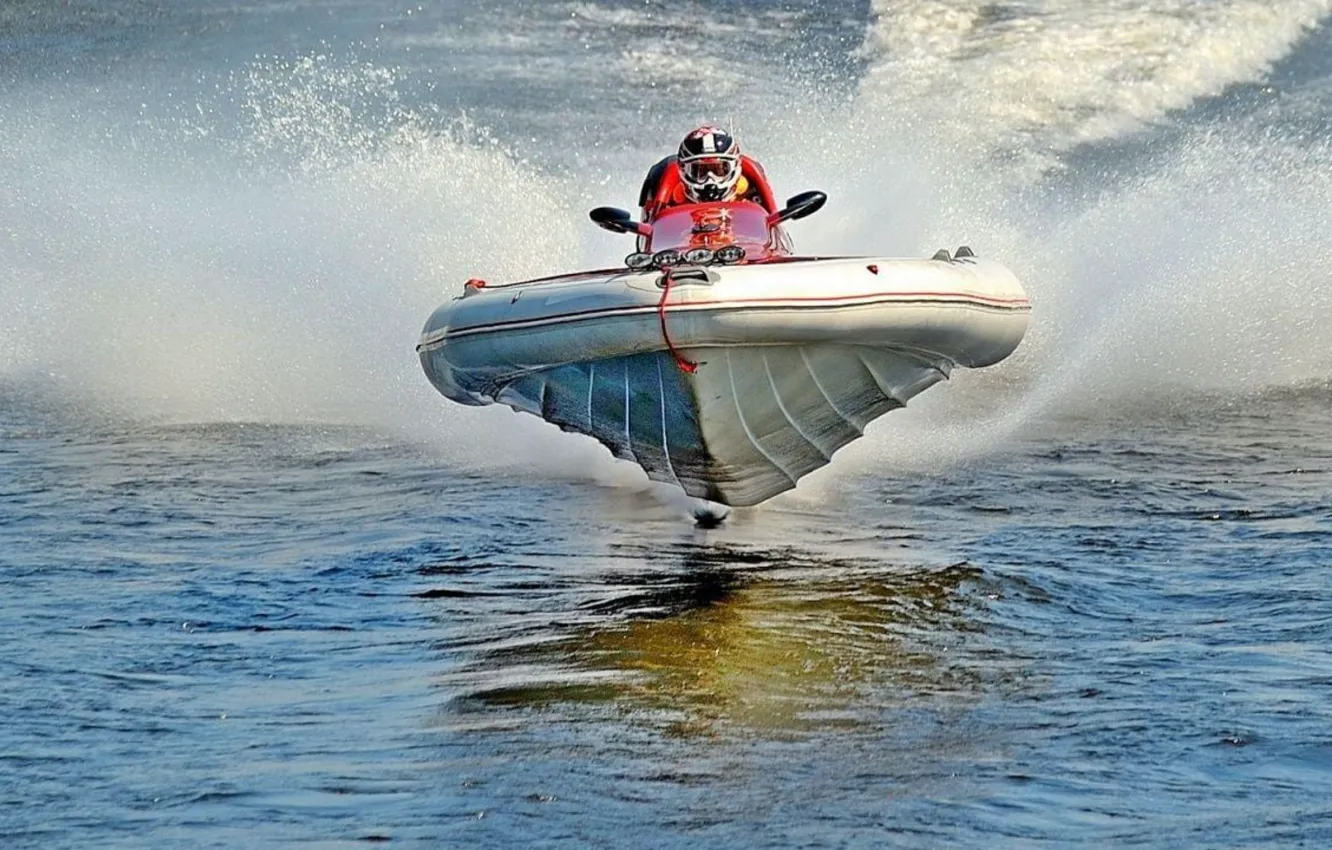 Photo wallpaper race, boat, speed