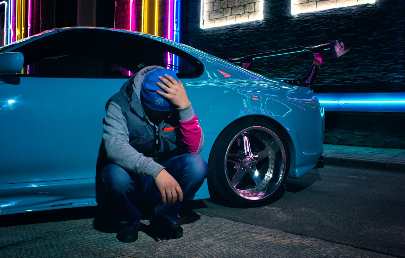 Photo wallpaper Supra, JZA80