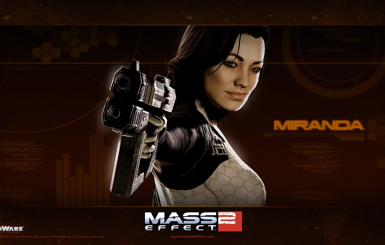 Photo wallpaper weapons, effect, weight, mass, effect, miranda, Cerberus, Miranda