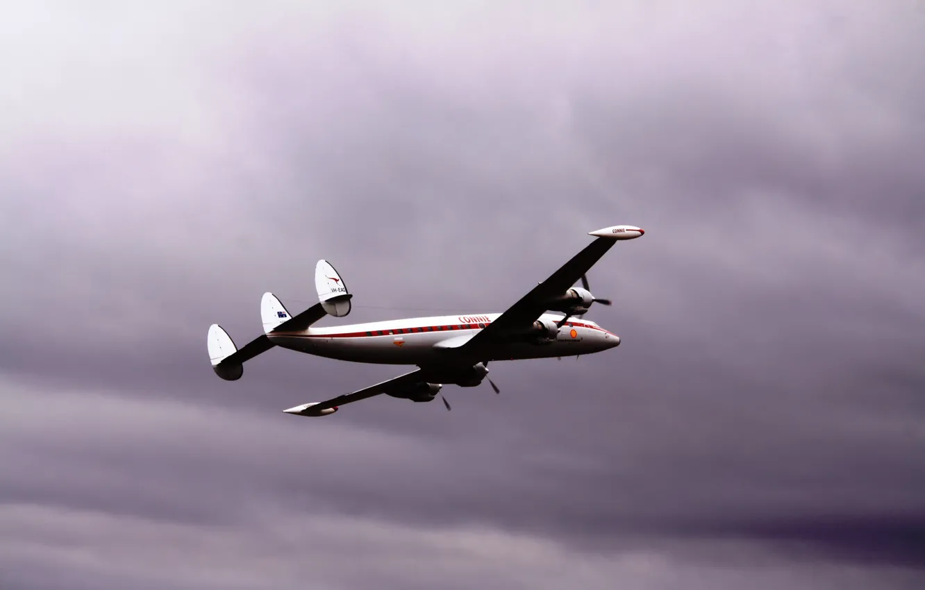 Photo wallpaper airplane, aviation, Lockheed Constellation