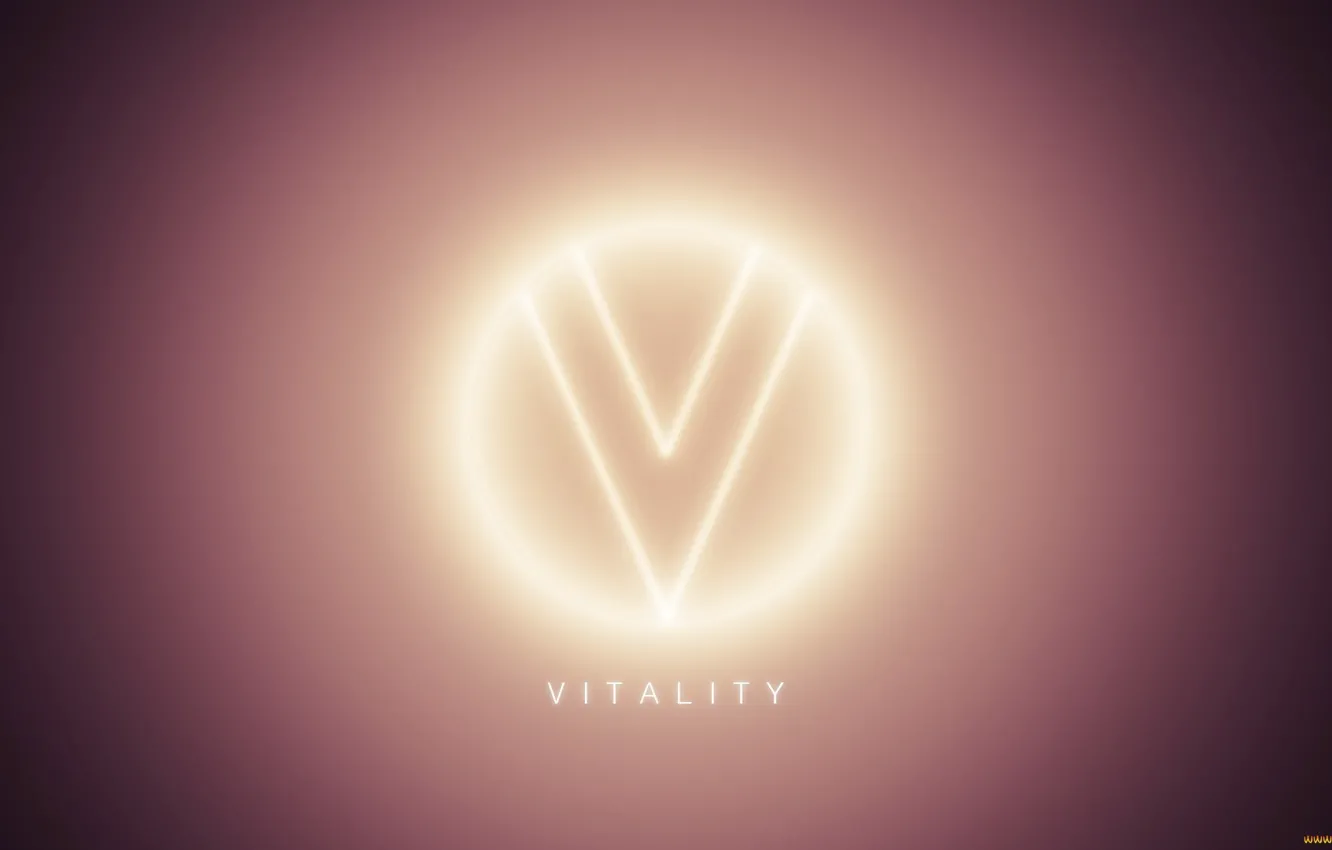 Photo wallpaper background, logo, name, Vitality