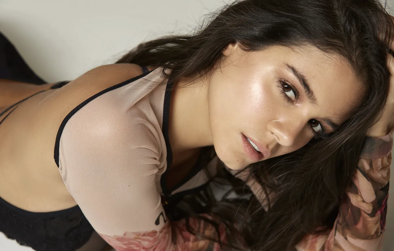 Photo wallpaper face, model, hair, beauty, Maria