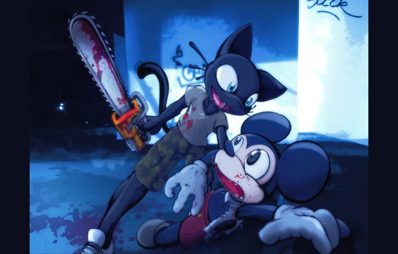 Photo wallpaper night, fear, blood, the victim, spot, attack, horror, maniac