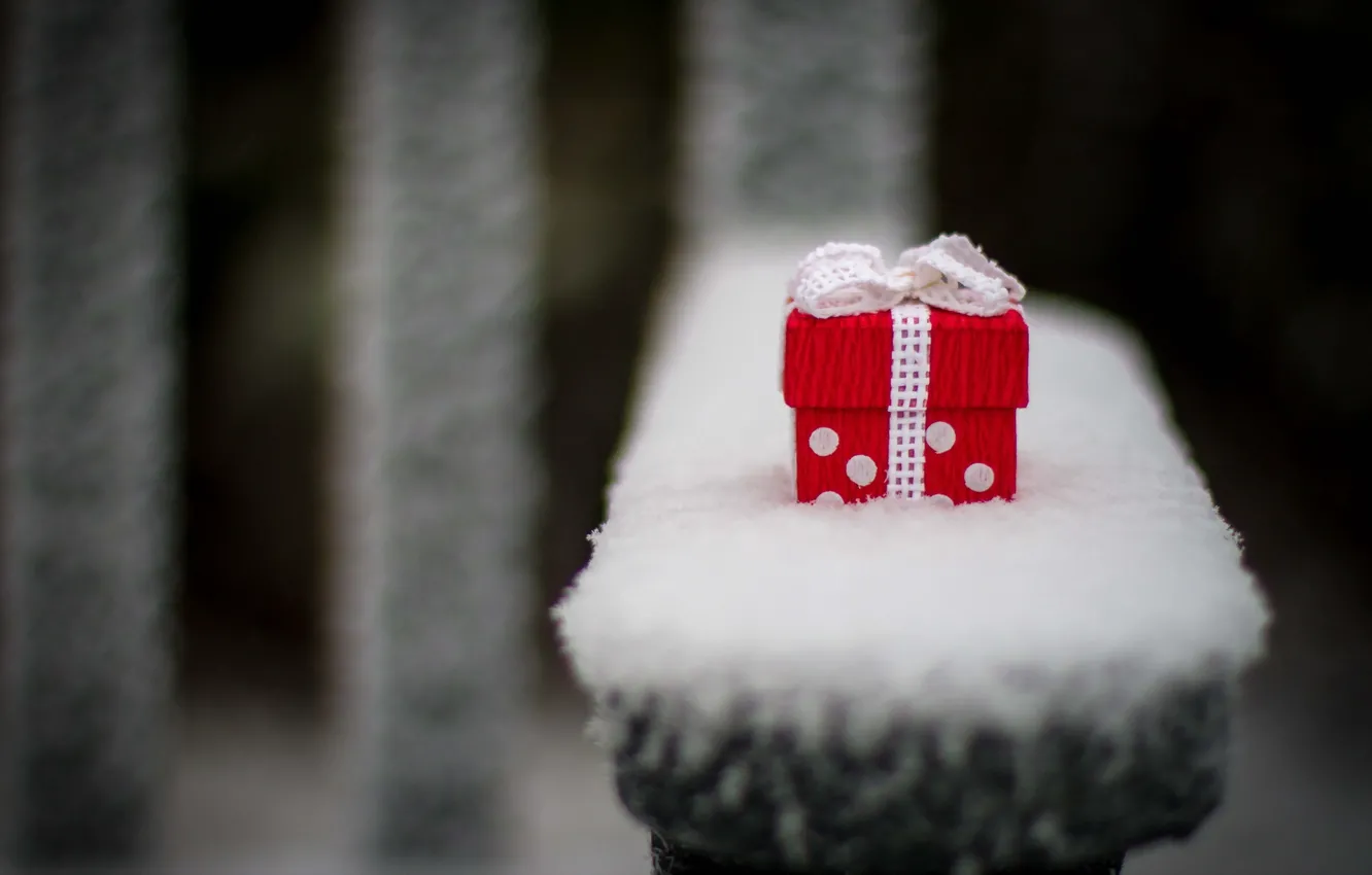 Photo wallpaper holiday, box, gift