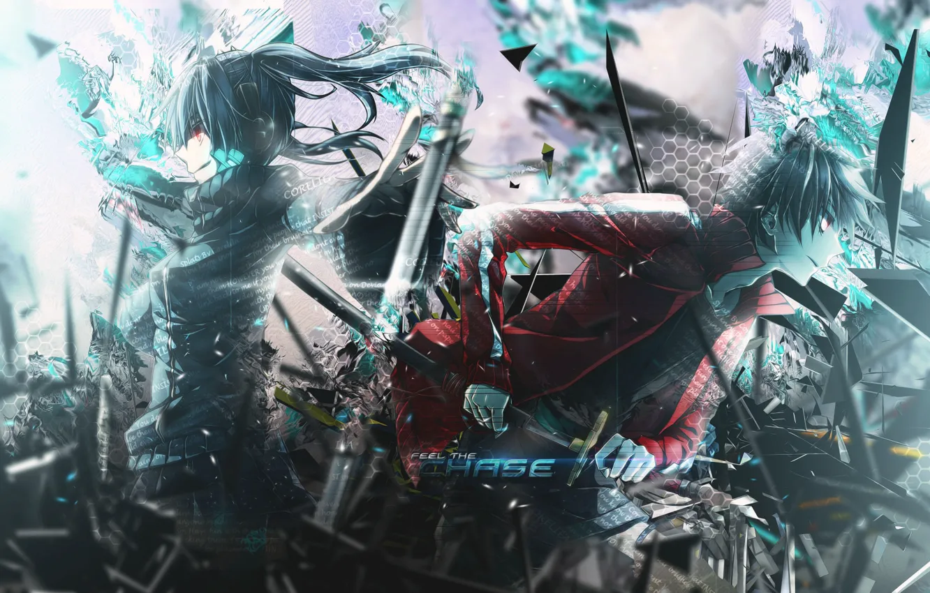 Photo wallpaper girl, anime, guy, kagerou project, The project "hot Fog", Project a Sultry mist