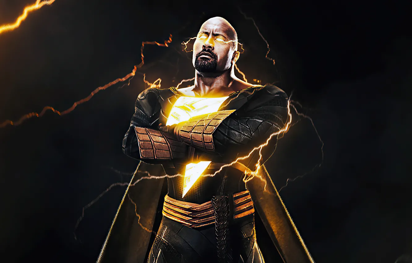 Photo wallpaper movie, Dwayne Johnson, Adam, DC Comics