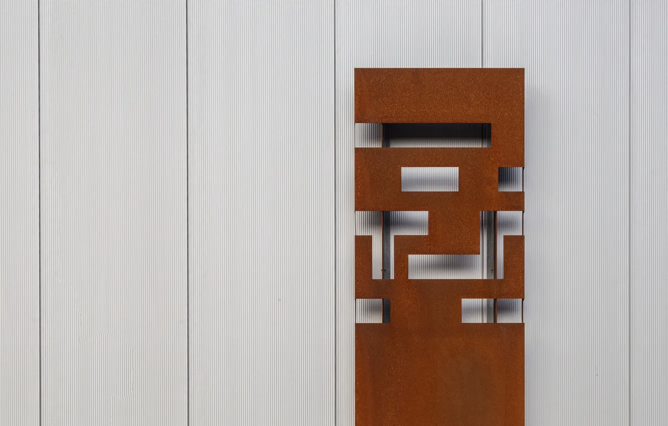 Photo wallpaper the city, texture, figure, architecture