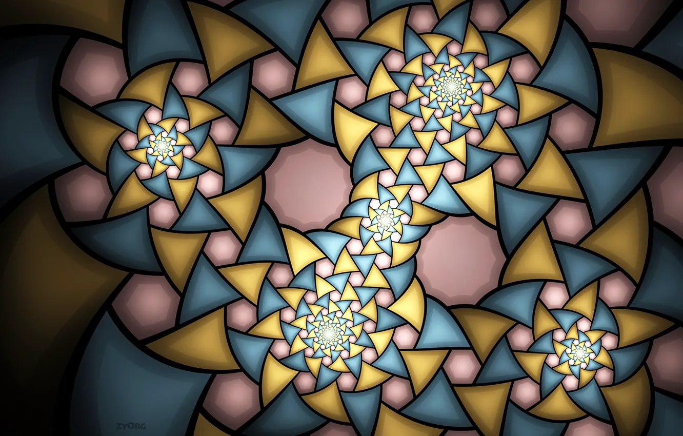 Photo wallpaper pattern, texture, fractal