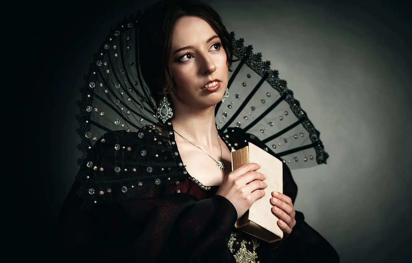 Photo wallpaper girl, portrait, art, renaissance