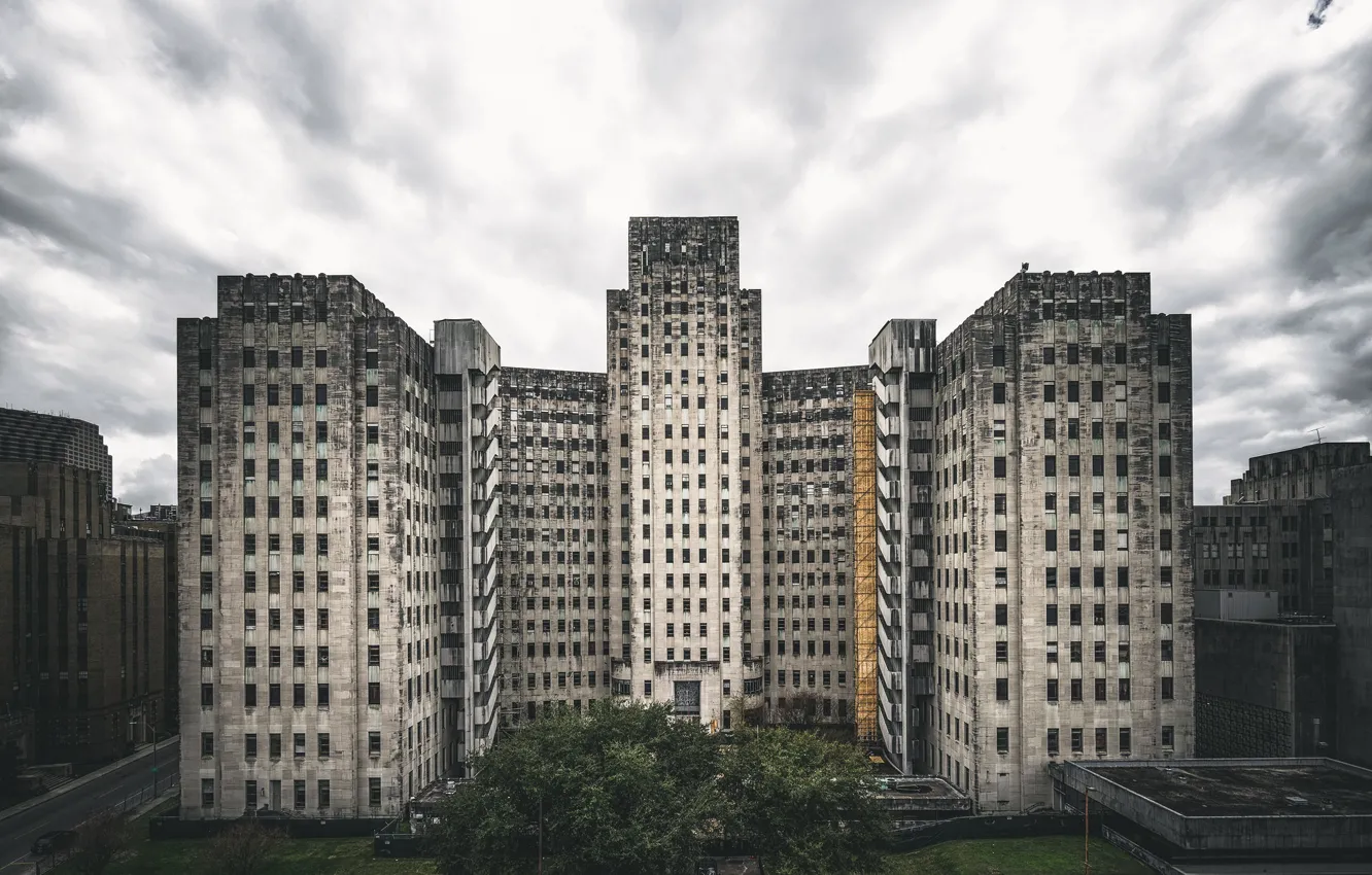 Photo wallpaper home, abandoned, multi-storey