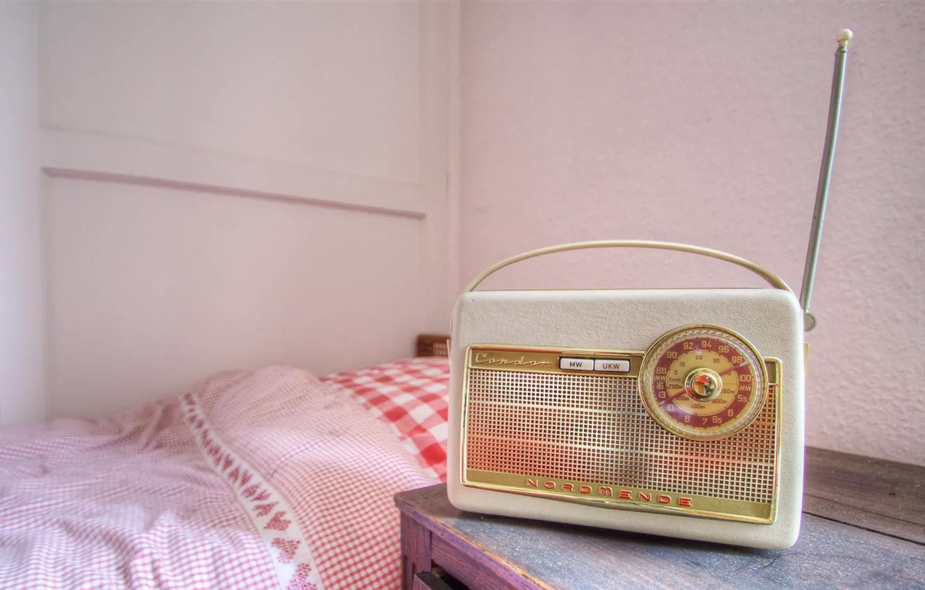Photo wallpaper background, radio, receiver