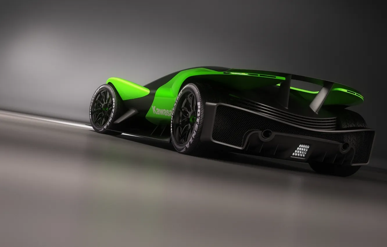 Photo wallpaper prototype, Bridgestone, Kawasaki ZX-770R