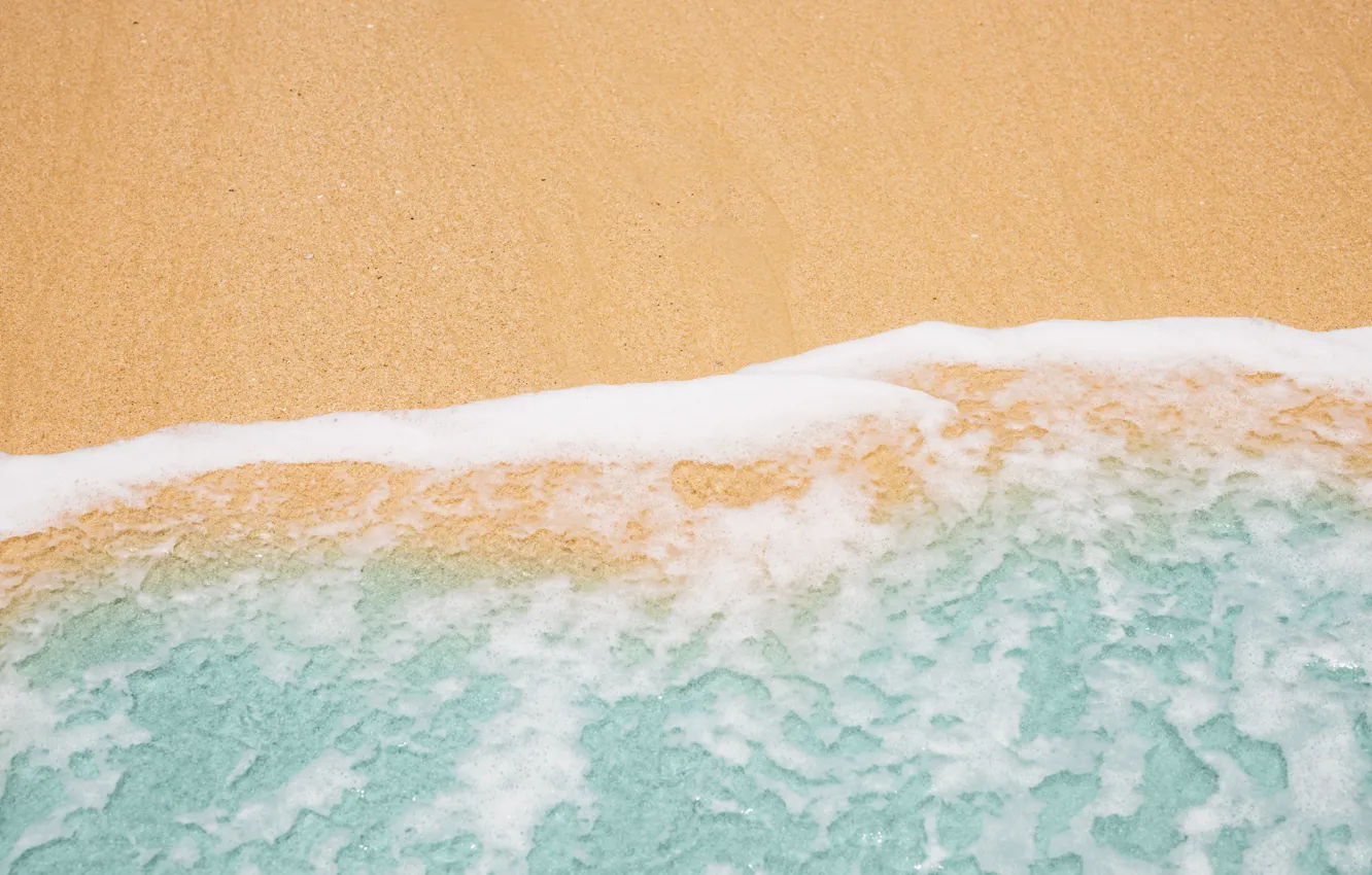 Photo wallpaper sand, sea, wave, beach, summer, summer, beach, sea