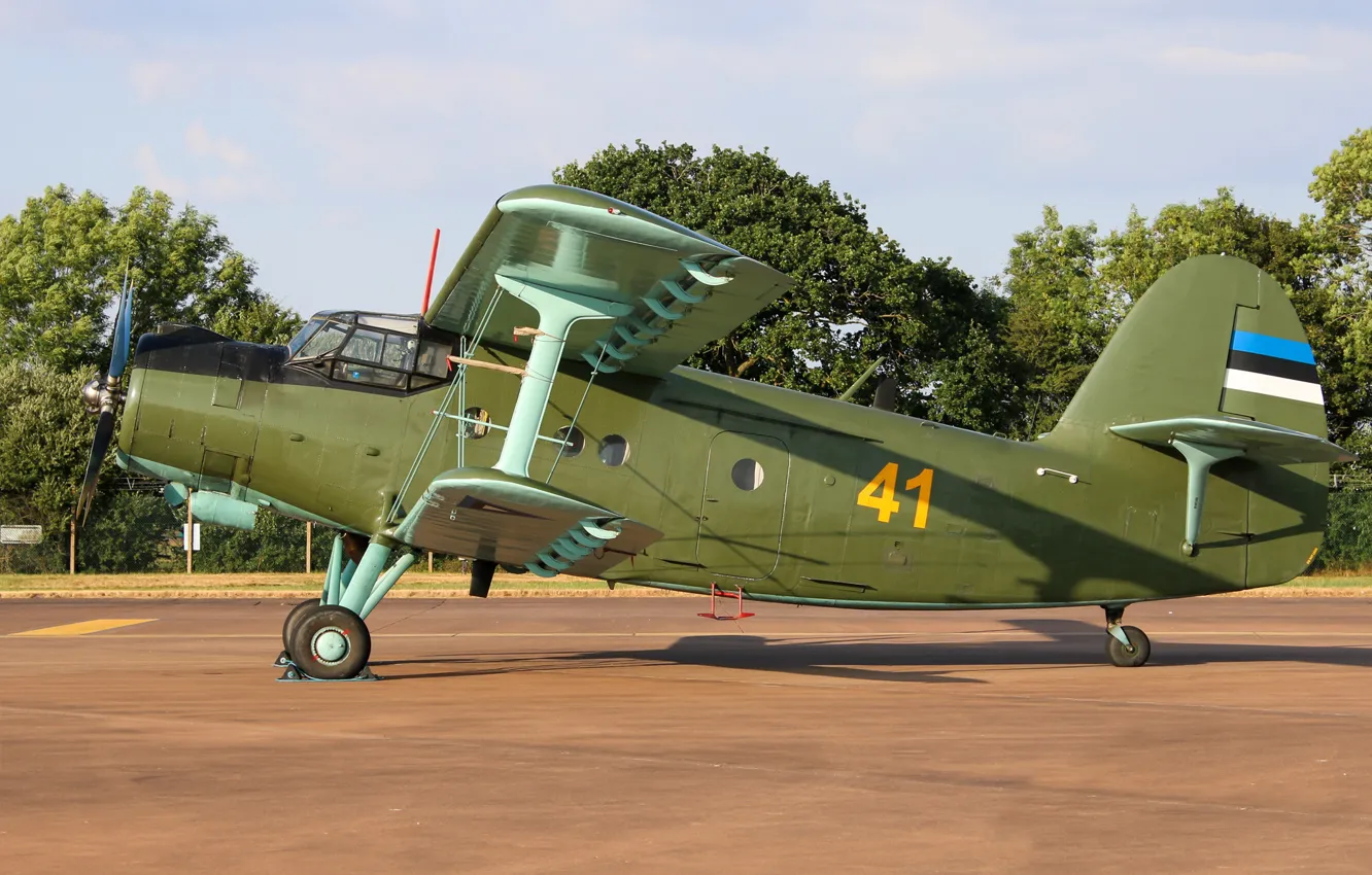 Photo wallpaper biplane, ANTK imeni O. K. Antonova, An-2T, The air force of Estonia